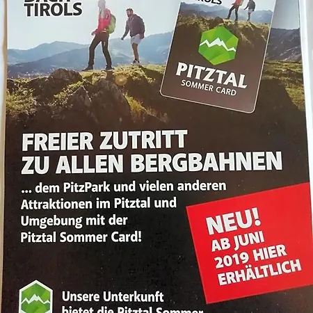 Berghof Knabl Inklusive Sommercard Arzl im Pitztal